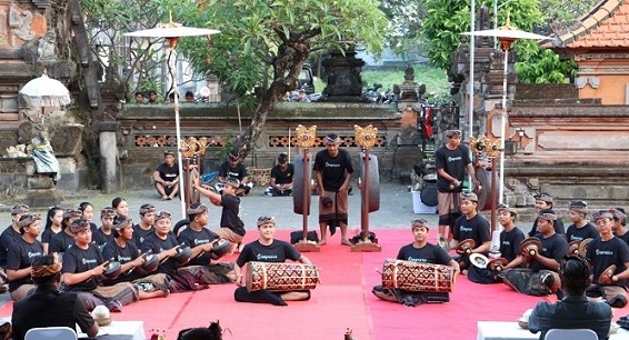 Kegiatan pembinaan Sekaa Gong Baleganjur Dwi Tunggal, Banjar Menesa Puseh, Desa Pedungan, Denpasar pada Rabu 17 Mei 2023. (ist)