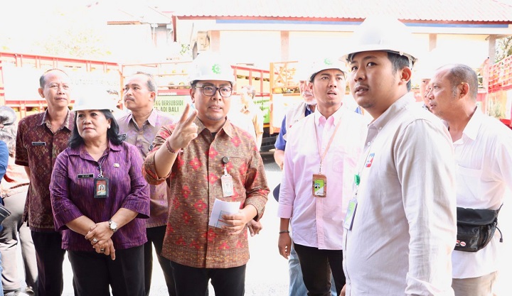 Menyikapi kelangkaan gas elpiji 3 kg, Pemkot Denpasar melakukan sidak ke SPPBE, Selasa (6/6/2023).