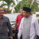 Bupati Karangasem, I Gede Dana, menyapa umat Muslim pada bulan Ramadan bertempat di Masjid Ar Rahman, Banjar Dinas Karang Cermen, Desa Tegallinggah, Kecamatan Karangasem, Selasa (19/3/2024) sore.