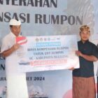Penyerahan biaya kompensasi rumpon kepada para nelayan pemilik rumpon se-Kabupaten Buleleng bertempat di Wantilan Eks. Pelabuhan Buleleng pada Kamis, 7 Maret 2024.