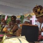 Upacara Tawur Agung Kesanga di Kota Denpasar dipuput 6 sulinggih Sarwa Sadhaka, Minggu (10/3/2024) bertempat di Catus Pata Catur Muka Denpasar.