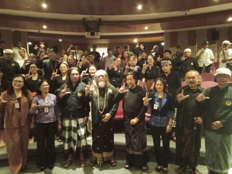Bincang penulis (greet and meet) di Ruang Audio Visual Gedung DNA, Sabtu (3/10/2026) membahas keberadaan ajaran Bhaerawa dan Buddha Sesana.