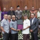 Gubernur Bali, Wayan Koster, menerima kunjungan kerja Banggar DPR RI yang dipimpin oleh Wakil Ketua Banggar, Syarief Abdullah Alkadrie.